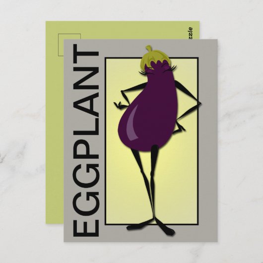 CARTE POSTALE VERTICALE GRAPHIQUE TYPOGRAPHIQUE DE (Devant / Derrière)