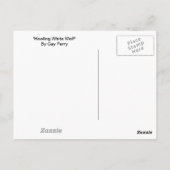 Carte postale verticale "Howling White Wolf" (Dos)