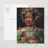 Carte Postale Vertumnus - Giuseppe Arcimboldo (Devant / Derrière)