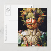 Carte postale : Vertumnus (Portrait de Rudolf II) (Devant / Derrière)