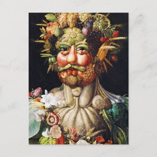 Carte postale : Vertumnus (Portrait de Rudolf II) (Devant)