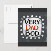Carte postale Very Dad Bod (Devant / Derrière)