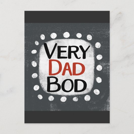 Carte postale Very Dad Bod (Devant)