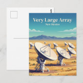 Carte Postale Very Large Array Nouveau-Mexique (Devant / Derrière)
