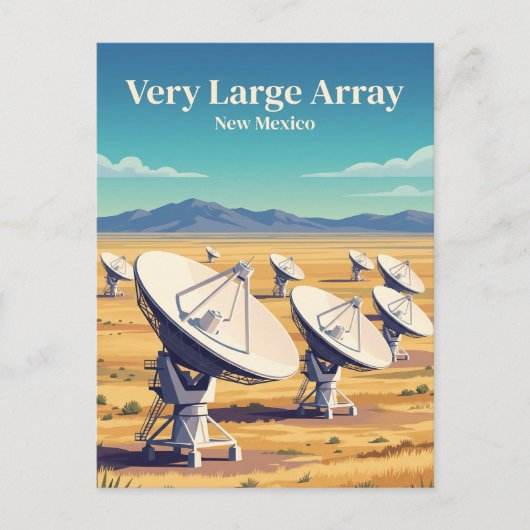 Carte Postale Very Large Array Nouveau-Mexique (Devant)