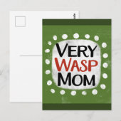 Carte Postale Very Wasp Mom (Devant / Derrière)
