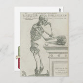 Carte Postale Vesalius Skeletal Image (Devant / Derrière)