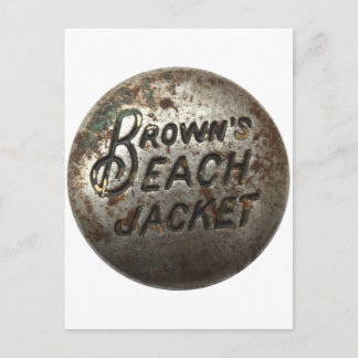 Carte Postale Veste de la plage de Brown