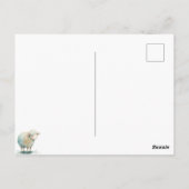 Carte Postale Vestige de mouton Herbe de mouton Agneau de bébé (Dos)