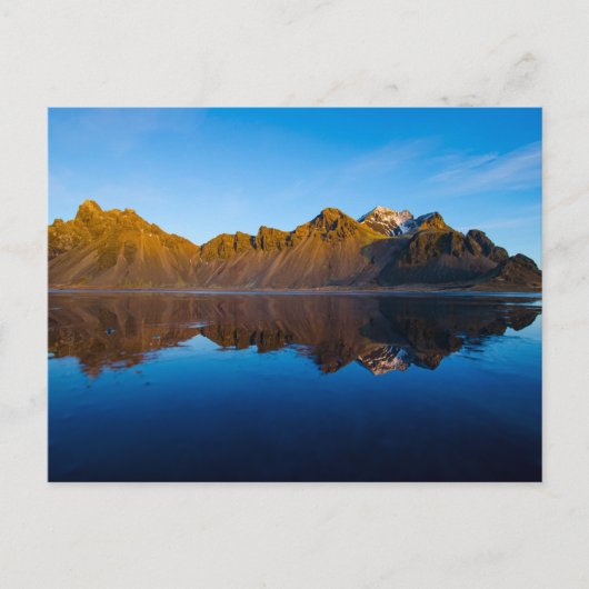 Carte Postale Vestrahorn Mountain Islande (Devant)