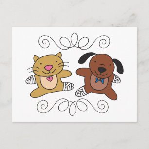 Carte Postale Vet chien & chat