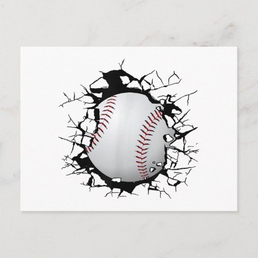 Carte Postale Vêtements de baseball - Baseball (Devant)