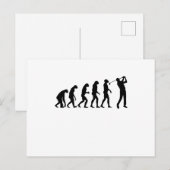 Carte Postale Vêtements de golf GOLF EVOLUTION Femmes Hommes Enf (Devant / Derrière)