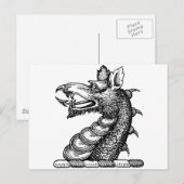 Carte Postale Vêtements Dragon 9 (Devant / Derrière)