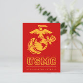 Carte Postale Vétéran de l'USMC Afghanistan (Debout devant)