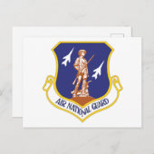 Carte Postale Vétéran militaire de l'armée de l'air (Devant / Derrière)