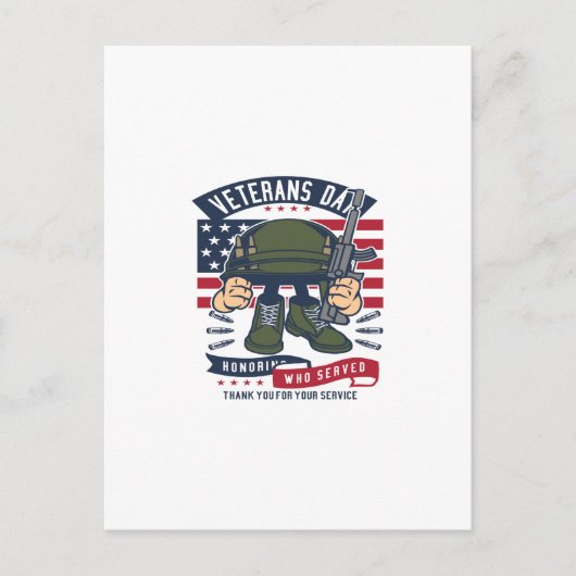Carte Postale Veterans Day (Devant)