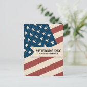 Carte Postale Veterans Day - Honor And Remember (Debout devant)