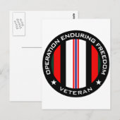 Carte Postale Vétérinaire de l'OEF (Devant / Derrière)