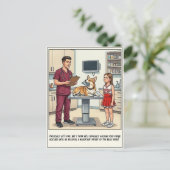 Carte Postale Veterinary ER Adventures Cartoon (Debout devant)