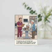 Carte Postale Veterinary ER Adventures Cartoon (Debout devant)
