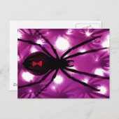 Carte Postale Veuf noir (Devant / Derrière)