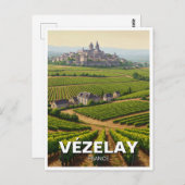 Carte Postale Vezelay Vézelay Bourgogne (Devant / Derrière)