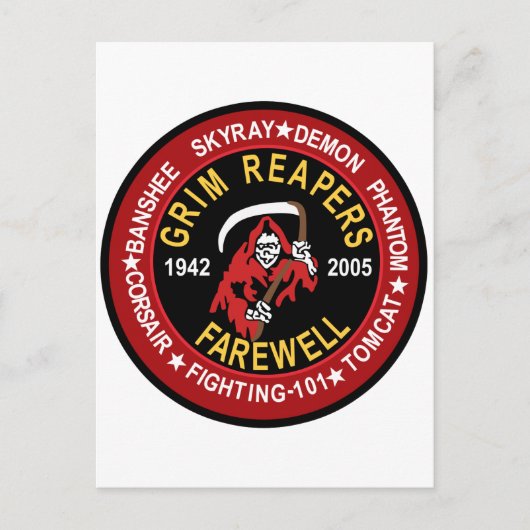 Carte Postale VF-101 Réacteurs Grim (Devant)