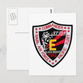 Carte Postale VF-154 Bataille E 1992 (Devant / Derrière)