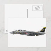 Carte Postale vf-84 f-14 Tomcat (Devant / Derrière)
