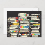 Carte postale VHS Tapes (Devant / Derrière)