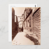 Carte Postale Via la rue Dolorosa à Jérusalem (Devant / Derrière)