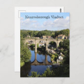Carte Postale Viaduc de Knaresborough, Angleterre (Devant / Derrière)