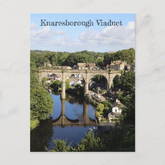Carte Postale Viaduc de Knaresborough, Angleterre (Devant)