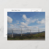 Carte Postale Viaduc de Millau, France (Devant / Derrière)