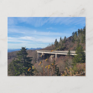 Carte Postale Viaduc Linn Cove Automne Blue Ridge Parkway
