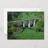 Carte Postale Viaduc, Monsal Dale, Peak District, Derbyshire, U (Devant / Derrière)