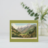 Carte Postale Viaduc vintage Chamonix Mont Blanc (Debout devant)