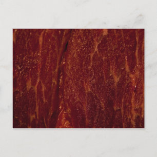 Carte Postale Viande crue