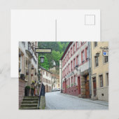 Carte Postale Vianden, Scène de rue Luxembourg (Devant / Derrière)