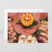 Carte Postale Viandes froides (Devant / Derrière)