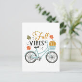 Carte Postale Vibes Automatiques À Vélo (Debout devant)