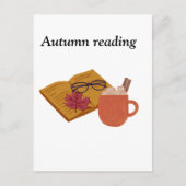 Carte Postale Vibes Confortables Automne - Cocos Chauds, Livres  (Devant)