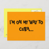 CARTE POSTALE VIBES CUBAINES (Devant / Derrière)