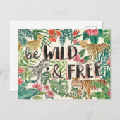 Carte Postale Vibes de la jungle (Devant / Derrière)