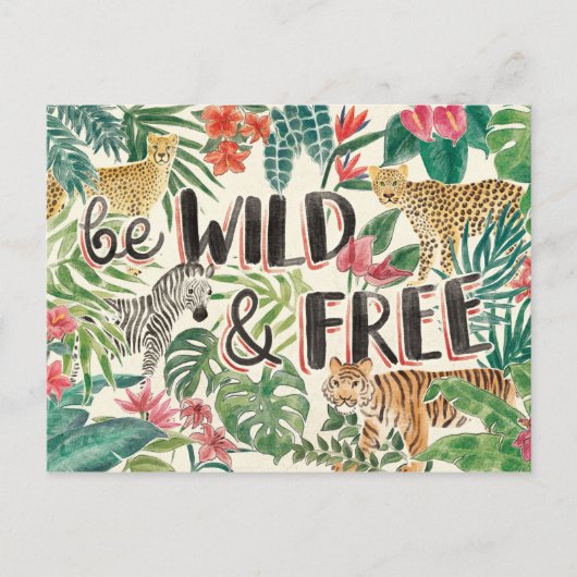 Carte Postale Vibes de la jungle (Devant)