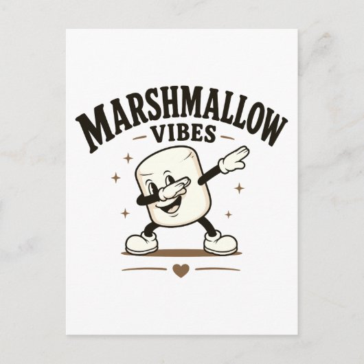 Carte Postale Vibes de marshmallow (Devant)