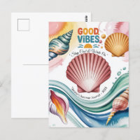 Vibes d'été Retro Beach Illustration