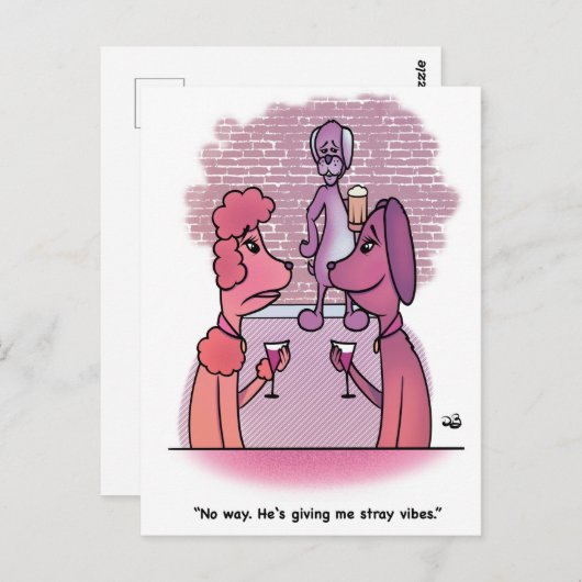 Carte Postale Vibes errantes (Devant / Derrière)