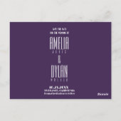 Carte Postale Vibes géométriques rétro Couleur d'automne Enregis (Dos)